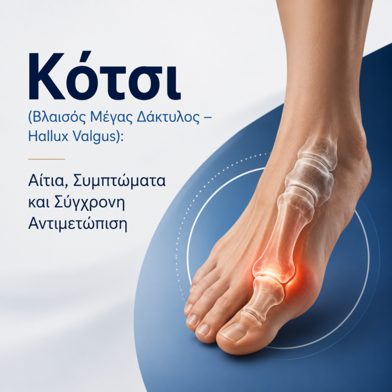 Κότσι (Βλαισός Μέγας Δάκτυλος – Hallux Valgus): Αίτια, Συμπτώματα και Σύγχρονη Αντιμετώπιση